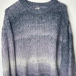 Lavender and periwinkle Ombre Sweater